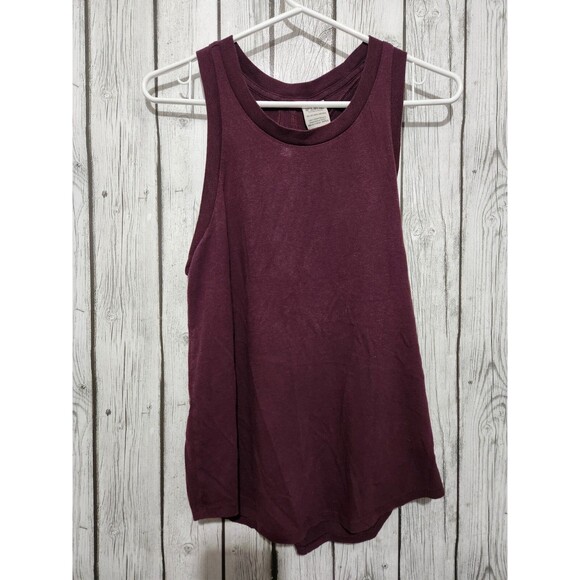 PINK Victoria's Secret Tops - Pink VS Women's XS Tank Top Workout Burgundy Racerback Cutout Athletic